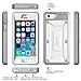 SUPCASE Unicorn Beetle Pro Series Phone Case for iPhone 5SE, with Built-in Screen Protector Full-Body Rugged Holster Case for Apple iPhone 5SE(White)