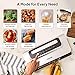 COSORI Vacuum Sealer Food Saver Machine, Automatic Vacuum Sealing System with Air Suction Hose & Built-in Bag Cutter for Food Preservation,Dry & Moist Food Modes,2 Year Warranty,Led Indicator Lights