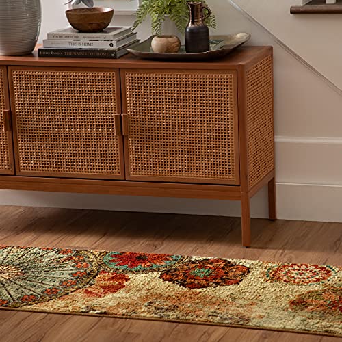 Mohawk Home Caravan Medallion Ornamental Runner Area Rug, 2'x5', Multi