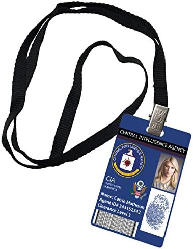 Carrie Mathison CIA Homeland Employee Novelty ID Badge Prop Costume