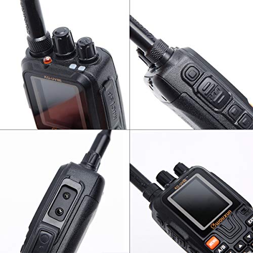 Wouxun KG-UV8E Tri-Band 136-174/220-260/400-520MHz Cross Band Repeater Duplex Work Mode 999CH VOX SOS CTCSS/DCS Ham Two Way Radio