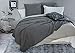 PHF Pre-Washed Cotton Waffle Weave Blanket Twin Size for Bed,Snag Proof Throw Blanket for Couch Spring Summer Lightweight Breathable,Oeko-TEX Certified,Machine Washable, Home Decor Gift-Charcoal