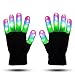 ETCBUYS Light Gloves-Finger LED Gloves Flashing Lights 6 Different Modes