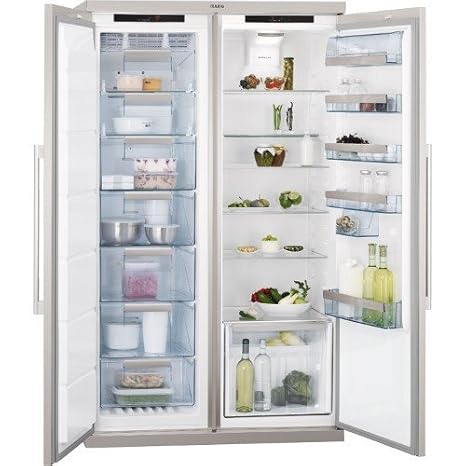 AEG S95400XNM0 - Frigorífico side-by-side (Independiente, Acero ...