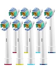 Professional Sensitive Brush Heads w/ Ultrathin Bristles, Compatible with Oralb Braun Electric Toothbrush- Gum Pro Style- Fits The Oral-B Kids Care Etc.
