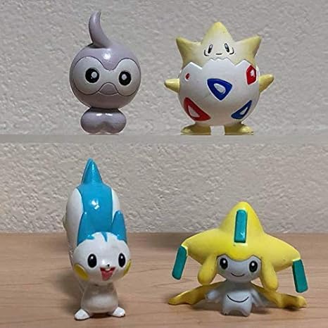 Amazon ポワルン トゲピー パチリス ジラーチ ポケモン モンコレ モンスターコレクション フィギュア ポケットモンスター 4体セット フィギュア ドール 通販