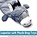 Durable Dog Toys for Aggressive Chewers Indestructible Large Dog Toys Funny Dog Squeaky Toys Stuffed Big Dog Toys Plush Pet Toys Tough Dog Toys for Small to Large Dogs (Donkey - 21.5 inches, Grey)