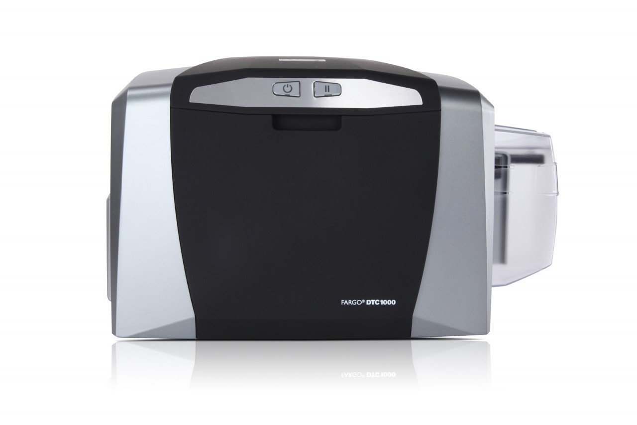 Fargo DTC1000 DualSided Card Printer + Stripe Encoder