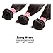 ALI JULIA Wholesale 7A Brazilian Straight Virgin Hair Weave 3 Bundles 100% Unprocessed Remy Human Hair Weft Extensions 95-100g/pc Natural Black Color (12 14 16