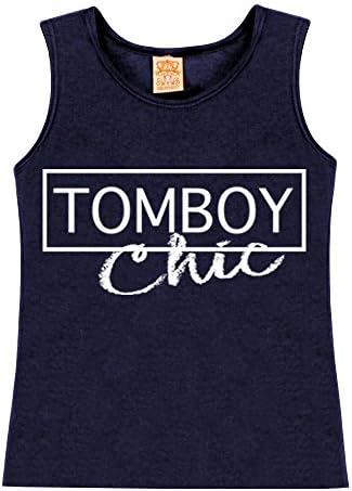 Girl Bernice Style Tomboy Chic Curved Bottom Tank Cotton Dress with Variant Size
