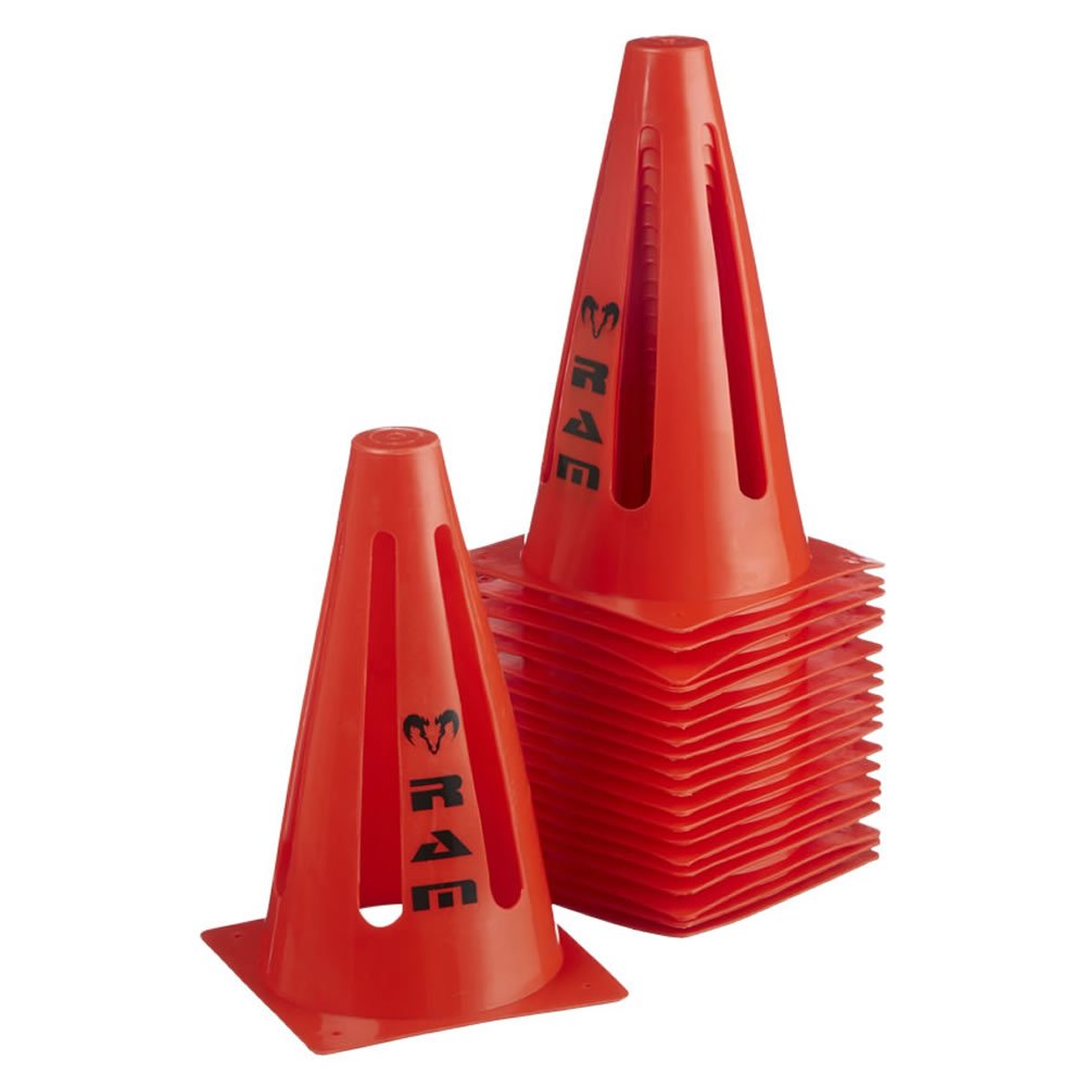 Ram Sports PopUp Agility Training Cones Set of 20 Red Cones