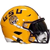 Tigers Mid-Size SpeedFlex Helmet - with Free USA Flag Decal - Green Gridiron