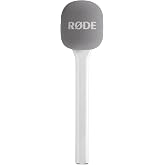 R&Oslash;DE Interview GO Handheld Adaptor for R&Oslash;DE Wireless Microphones (White)