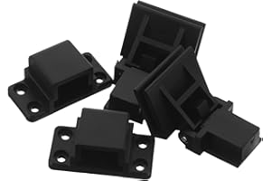 BESPORTBLE 1 Pair Turntable Lid Hinges Replacement, Black Universal Hinge Parts for Vinyl Record Player Dust