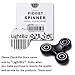 Fidget Spinner Toy Stress Reducer Fast Bearings Spins for 3 mins (Black)