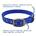 Max and Neo MAX Reflective Metal Buckle Dog Collar – We Donate a Collar to a Dog Rescue for Every Collar Sold (Large, Blue)thumb 4