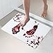YJ.GWL Halloween Blood Doormat Welcome Door Mat Rug Indoor/Outdoor Mats Decoration Rug for Home/Bedroom(White)