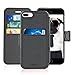 iPhone 8 Plus Leather Wallet Case with Credit Cards Slot and Metal Magnetic, TAKEN DIRECT Apple iPhone 7 Plus Flip Cover, Vintage and Fashion, Durable and Shockproof Holster, 5.5 Inch (Gray)