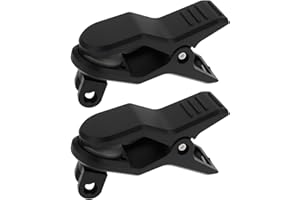 YINETTECH 2PCS Guitar Tuner Clip 48x16mm Suitable for Guitar Instrument Black