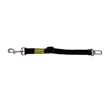 Dogspot Premium Adjustable Car Seat Belt - Black