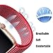 AdMaster Compatible for Apple Watch Band 38mm 40mm, Soft Nylon Sport Loop Replacement Wristband Compatible iWatch Apple Watch Series 4/3/2/1 Hibiscus