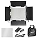 Neewer Bi-Color LED Video Light and Stand Kit with Battery and Charger-660 LED with U Bracket and Barndoor(3200-5600K,CRI 96+), 3-6.5 feet Adjustable Light Stand for Studio, YouTube Shooting (3 Pack)
