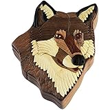 Wolf II Wooden Puzzle Box
