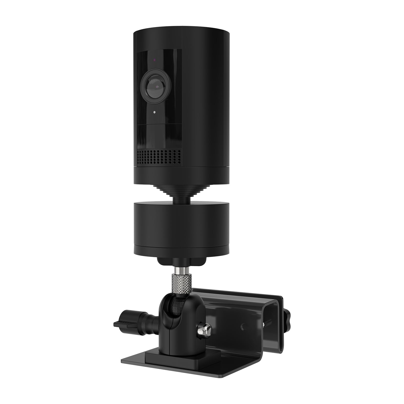 HOLACA Gutter Mount Compatible with R-ing Pan-Tilt Mount, also fit for Rin g Stick up Cam/Outdoor Camera Plus, and Cameras with 1/4" Screw, Gutter Mount | Black