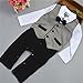 Kids Baby Boy Toddler Newborn Gentleman One-piece Romper Clothes Jumpsuit Outfit (95(12-18Months))