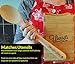 Extra Large Adjustable Utensil Holder Caddy Box - Bamboo 5.25x5.25x8in by Cookbook People