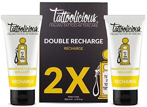 Tattoolicious DOUBLE RECHARGE, Tattoo Maintenance Cream, Revitalizing, Specific, with Organic Active Ingredients, 200ml - Image 4