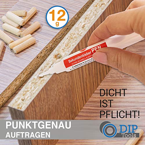 DIP-Tools geruchloser Sekundenkleber extra stark - Klebestift - Kleber Modellbau - Sekundenkleber Kunststoff… – Bild 4