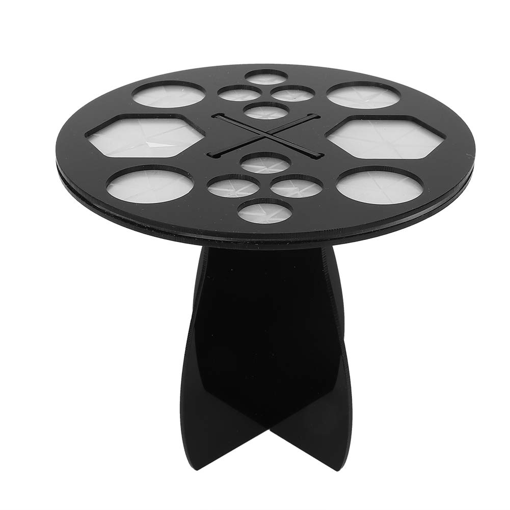 Brush Drying Rack, Portable Acrylic 14 Hole Makeup Brush Holder Tree Tray Support Display for Nail Paintbrushes for Makeup Brushes