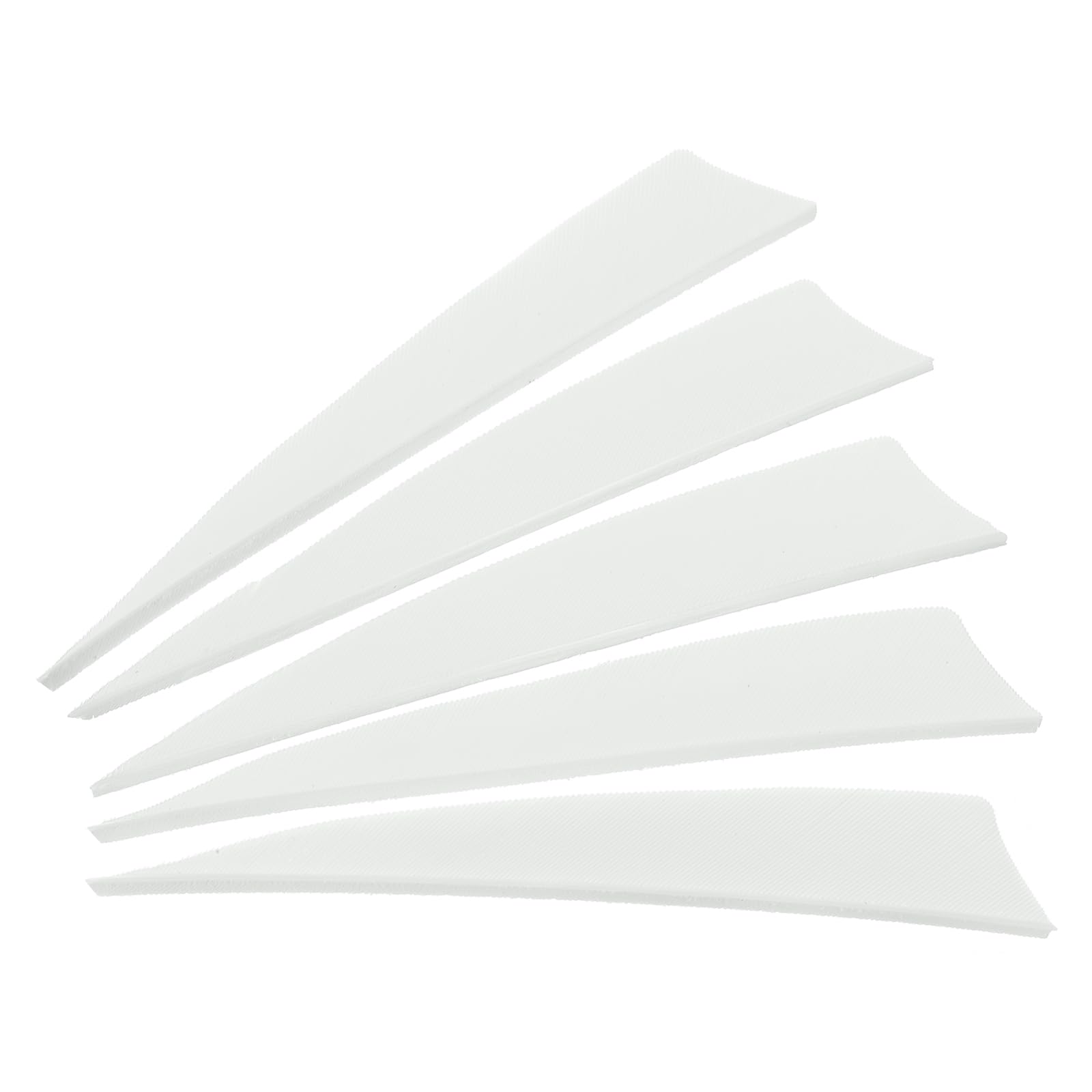 PATIKIL Arrows Vanes 50 Pack 4 Inch Arrow Turkey Feather Fletch Right Wing Fletching White for DIY Target Shooting