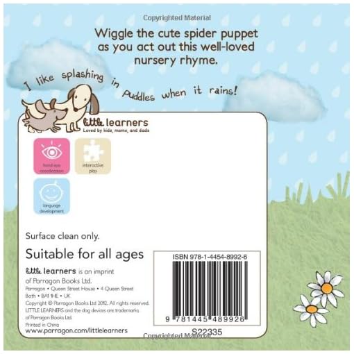 The Itsy Bitsy Spider Finger Puppet Book (Little Learners) - Image 3