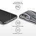 Ringke Flow Designed for iPhone X Case, Wavy Textured Flexible TPU Cover for iPhone X Case, iPhone 10 (Not Compatible with iPhone Xs) - Smoke Black