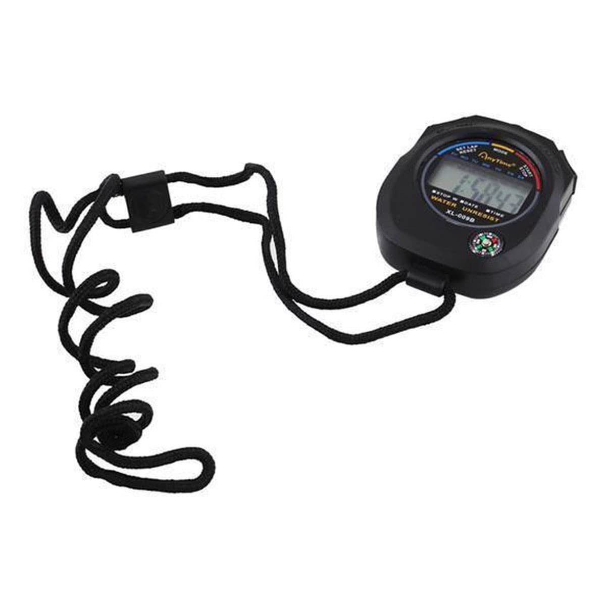 Digital Stopwatch Multifunction Pocket Watch Stop Compass Calendar Alarm Chronograph #445