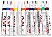 Paint Marker Pens Set for Metal,Rocks,Ceramic,Glass,12 Colors by Sun Cling