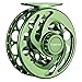 Piscifun Crest Fly Fishing Reel Large Arbor Fully Sealed Drag Saltwater CNC-machined Aluminum Alloy Fly Reel 5/6 Green
