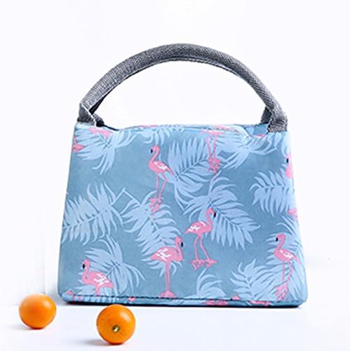 XYBH Insulated Lunch Bag Tote Box Portable Cooler Sacks Picnic Organizer Thermal 9 * 6.3 * 5.9 Inch(23 * 16 * 15cm)