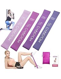 Cabepow Resistance Loop Bands Set - Resistance Exercise Bands Unique Color Natural Latex Workout Bands for Home Fitness, Crossfit, Stretching, Strength Training, Physical Therapy, Yoga