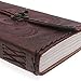 MONTEXOO Genuine Handmade Vintage Leather Bound Journal with Lock For Men Women Large Blank Pages hand embossed dnd book shadow