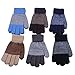 3 Pairs Children Kids Toddler Boy Girl Soft With LiningTouch Screen Winter Mittens Gloves