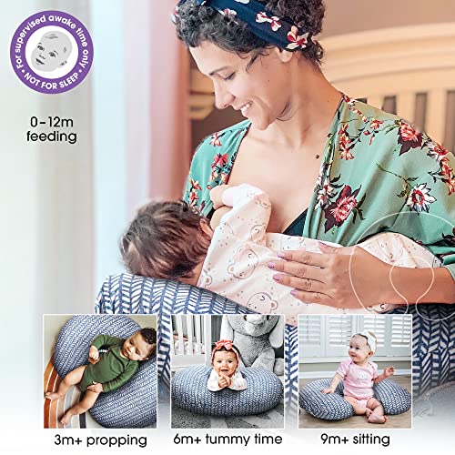 Boppy Original Nursing Support,FKA Boppy Nursing Pillow,Blue