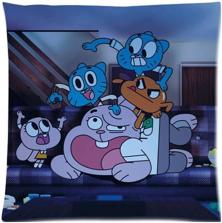 The Amazing World of Gumball Custom 18x18 Inch Throw Cushion Cover Pillow Cases (Twin Sides)