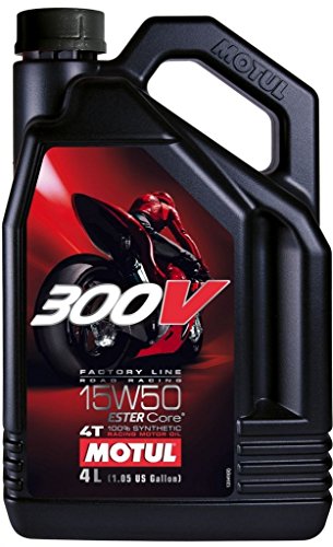 Motul 300V 4T Competition Synthetic Oil 15W50 4L. 836241 / 101363