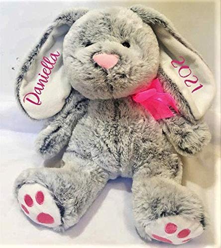 personalized plush bunny