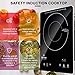 Duxtop Ultra Thin Full Glass Top Portable Sensor Touch Induction Cooktop Countertop Burner, 1500W