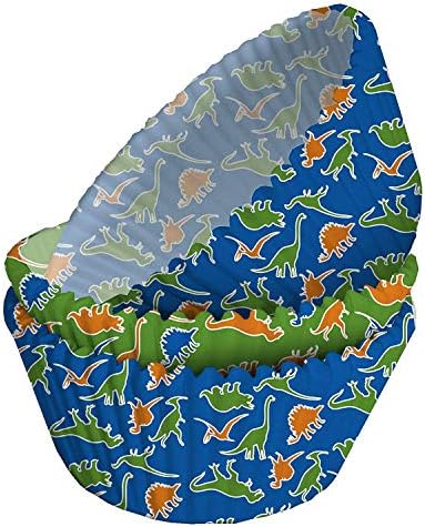 75 x Dinosaur Patterned Cupcake Cases
