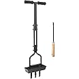 MEIIOFS Lawn Aerator - Aerator Lawn Tool, Lawn Aerator Coring Tool with Soil Core Storage Tray Manual Core Aerator for Garden Yard Care